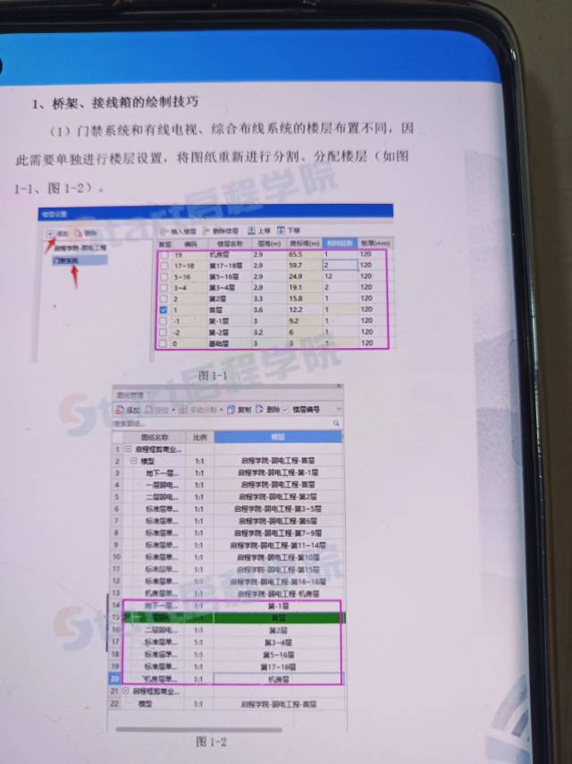 弱电工程楼层分配